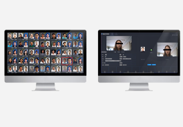 Immagine software controllo accessi con Face ID da NVR iBorder Collie